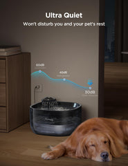 FEELNEEDY anti-spill water tray prevents splashes during busy mealtimes