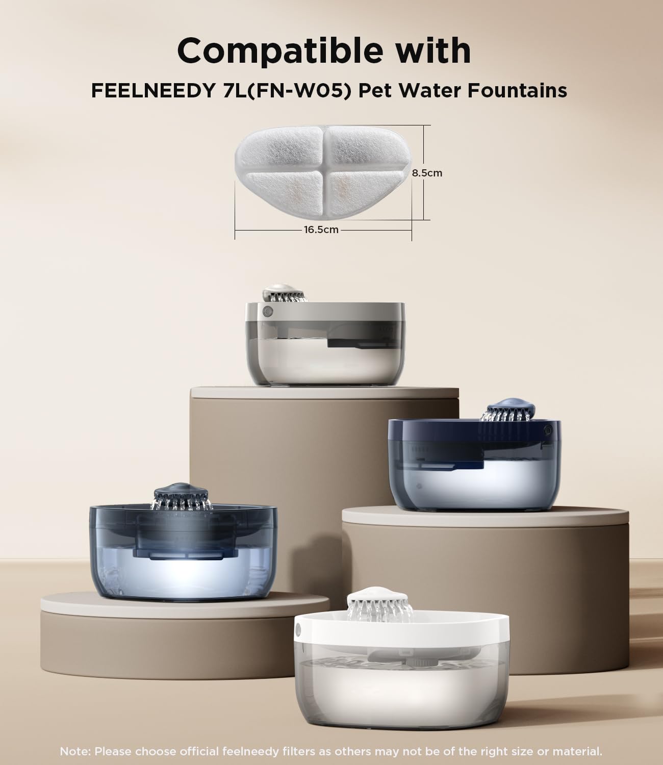 FEELNEEDY FN-W05 filter soaking and rinsing process ensures optimal cleanliness.
