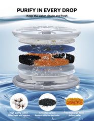 FEELNEEDY FN-W06 pump sponges six-pack capture fine particles for clean water