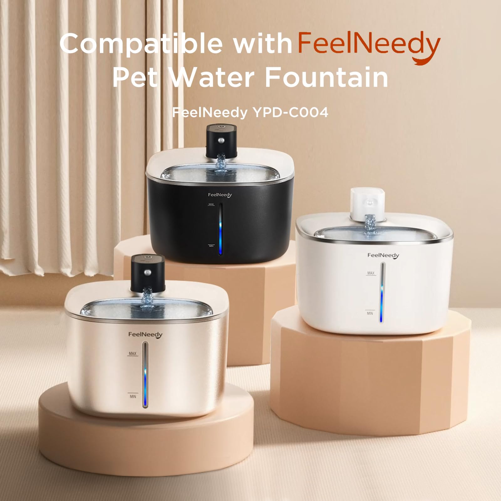 FEELNEEDY pump sponges pack ensures efficient filtration and easy maintenance.
