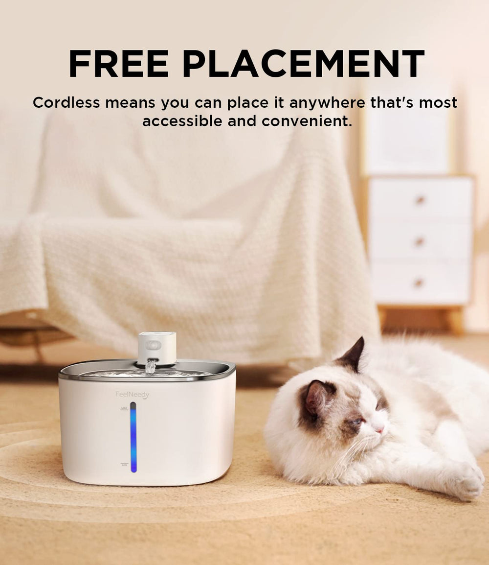 FEELNEEDY replacement filters support simple cleaning and ongoing fountain care.