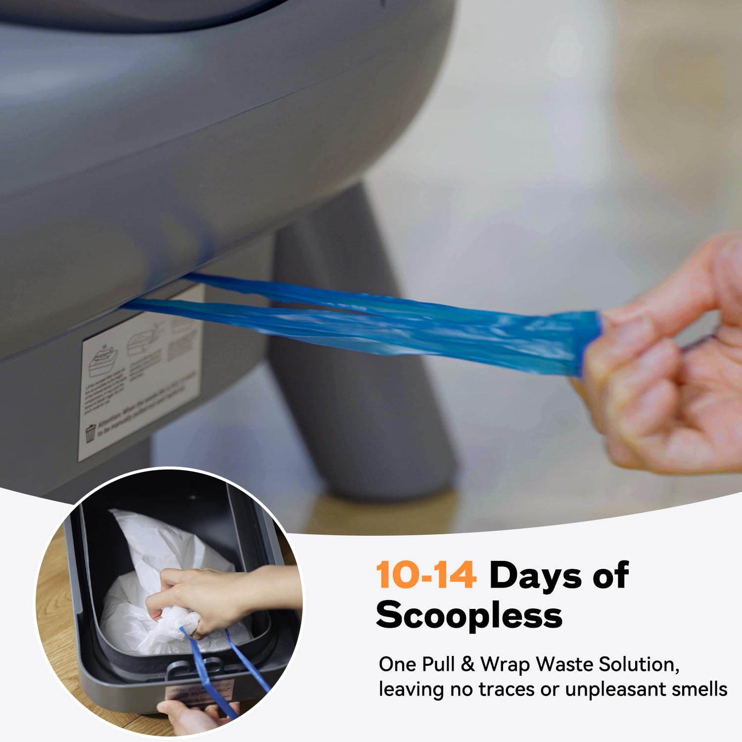 FEELNEEDY S20-A waste bag packaging image emphasizes compact storage and convenience.