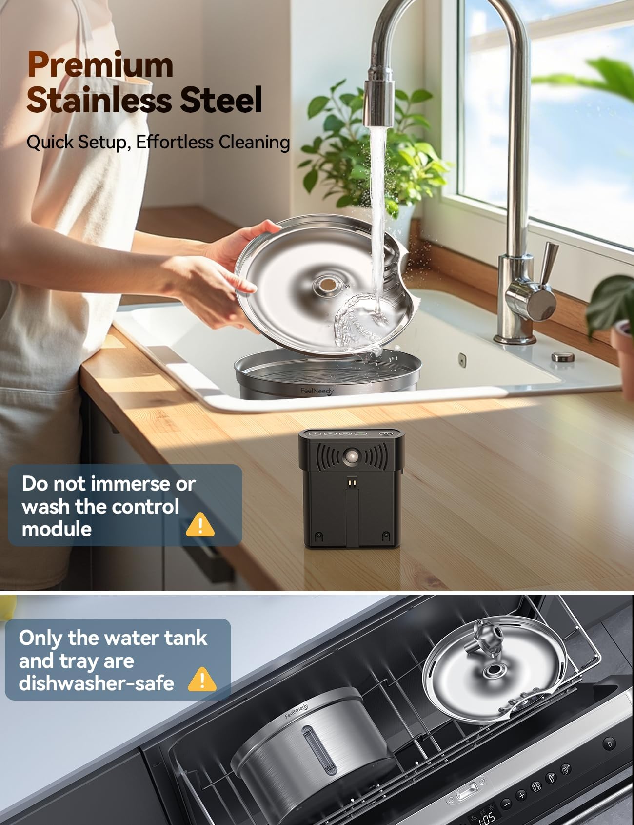 FEELNEEDY warranty support image communicates two year coverage