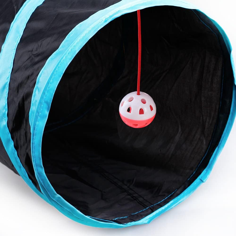 Feesok tunel mascotas para gatos, conejos y perros pequeños para mantener activos