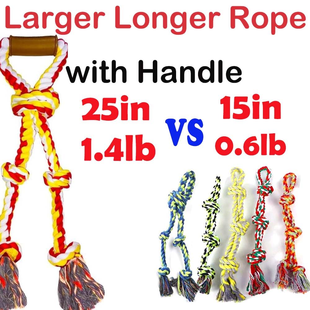 Fejapa rope toy with two-dog tug design promoting cooperative play.