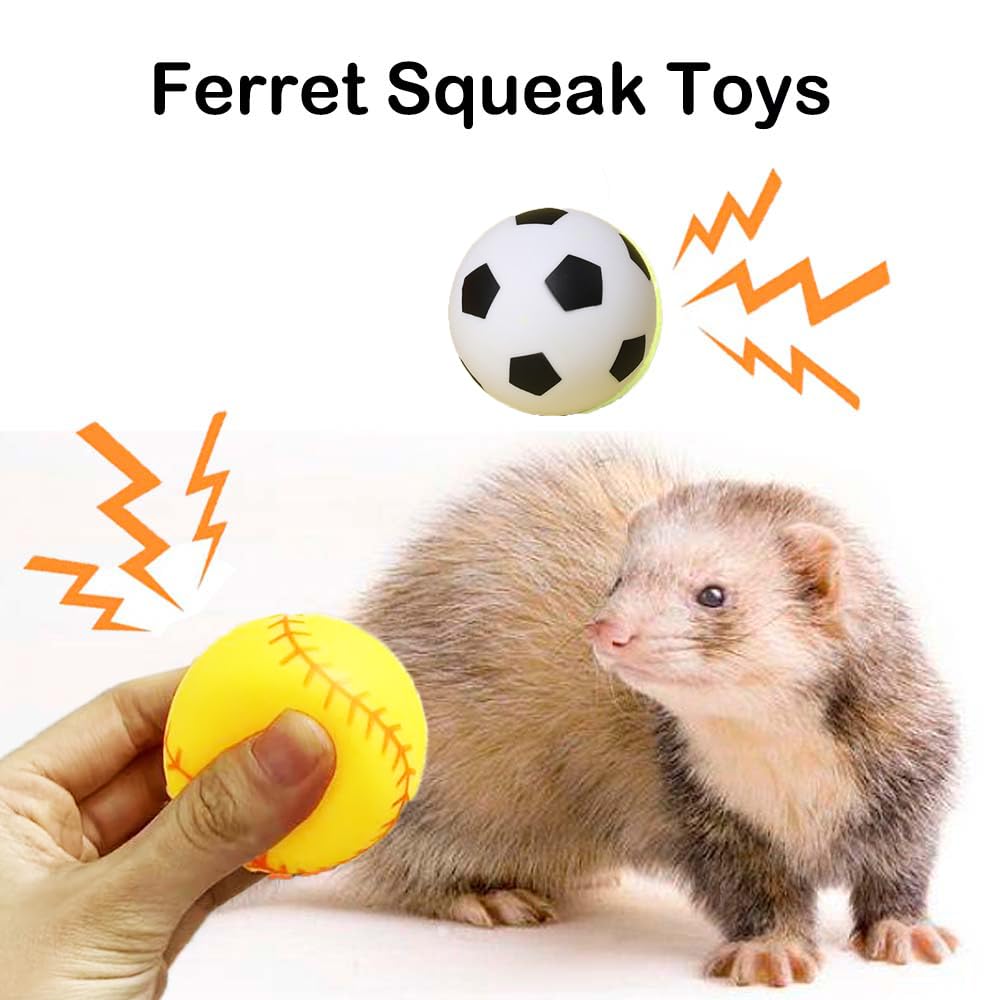 Fejapa ferret-squeaky-ball-closeup highlights the squeak feature that entices energetic play.