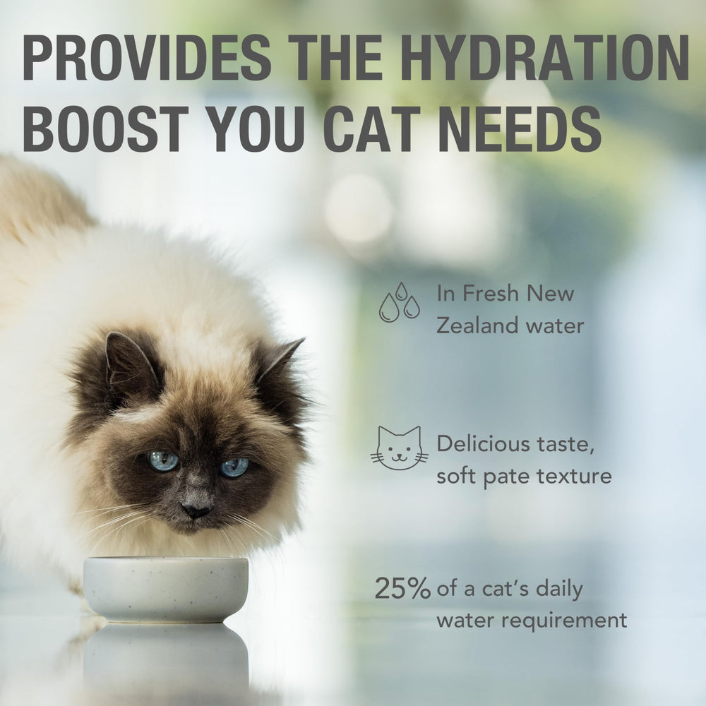 Feline Natural grain-free packaging emphasizes protein-rich cat meals.