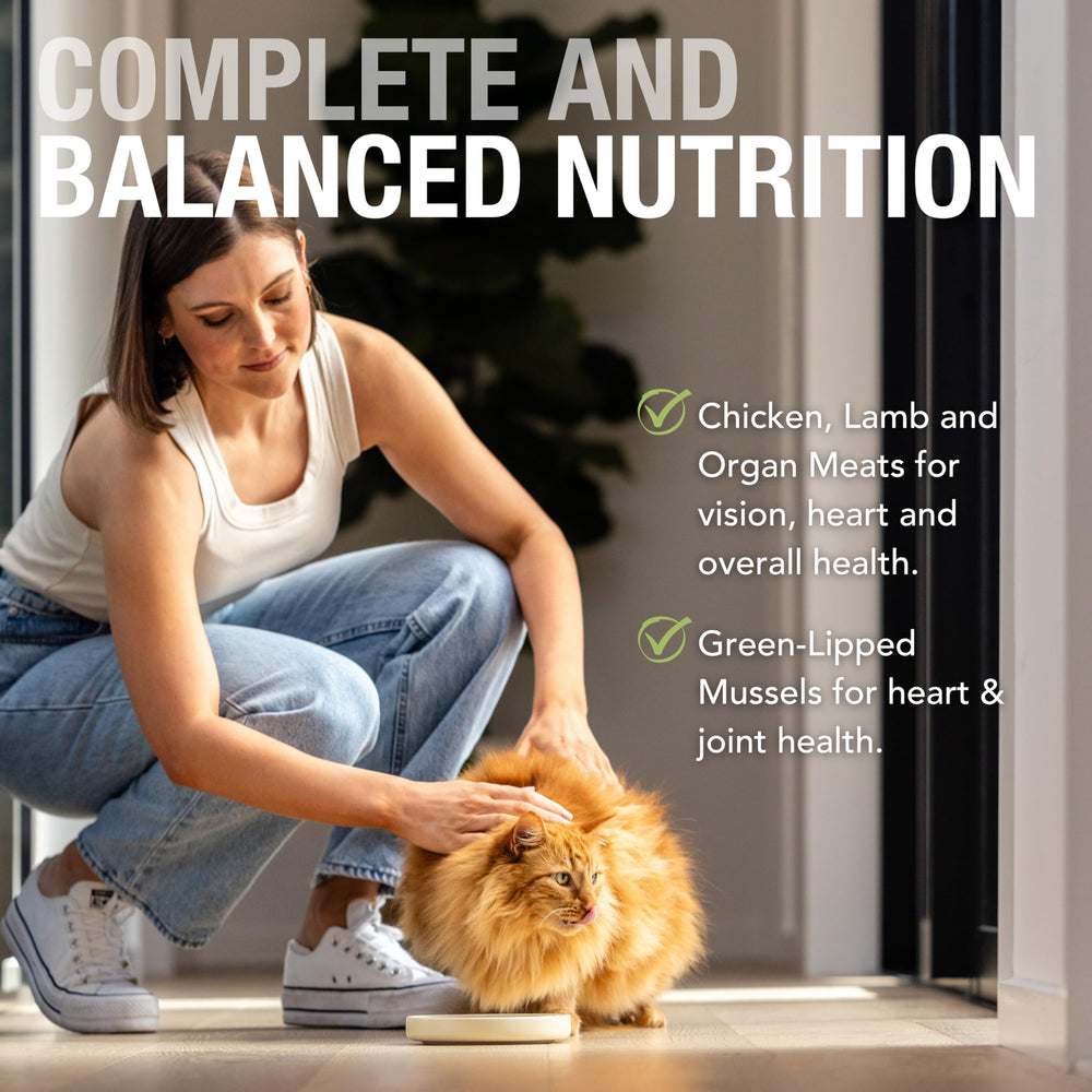 NZ-made Feline Natural pouch includes added hydration for moisture-rich dining.