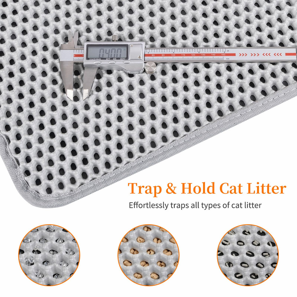 Feliskyn cat litter mat folded design easy transport and storage