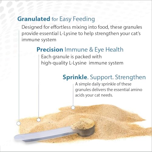 Pet Health Solutions Felisyl L-Lysine Granules cat scoop for precise dosing