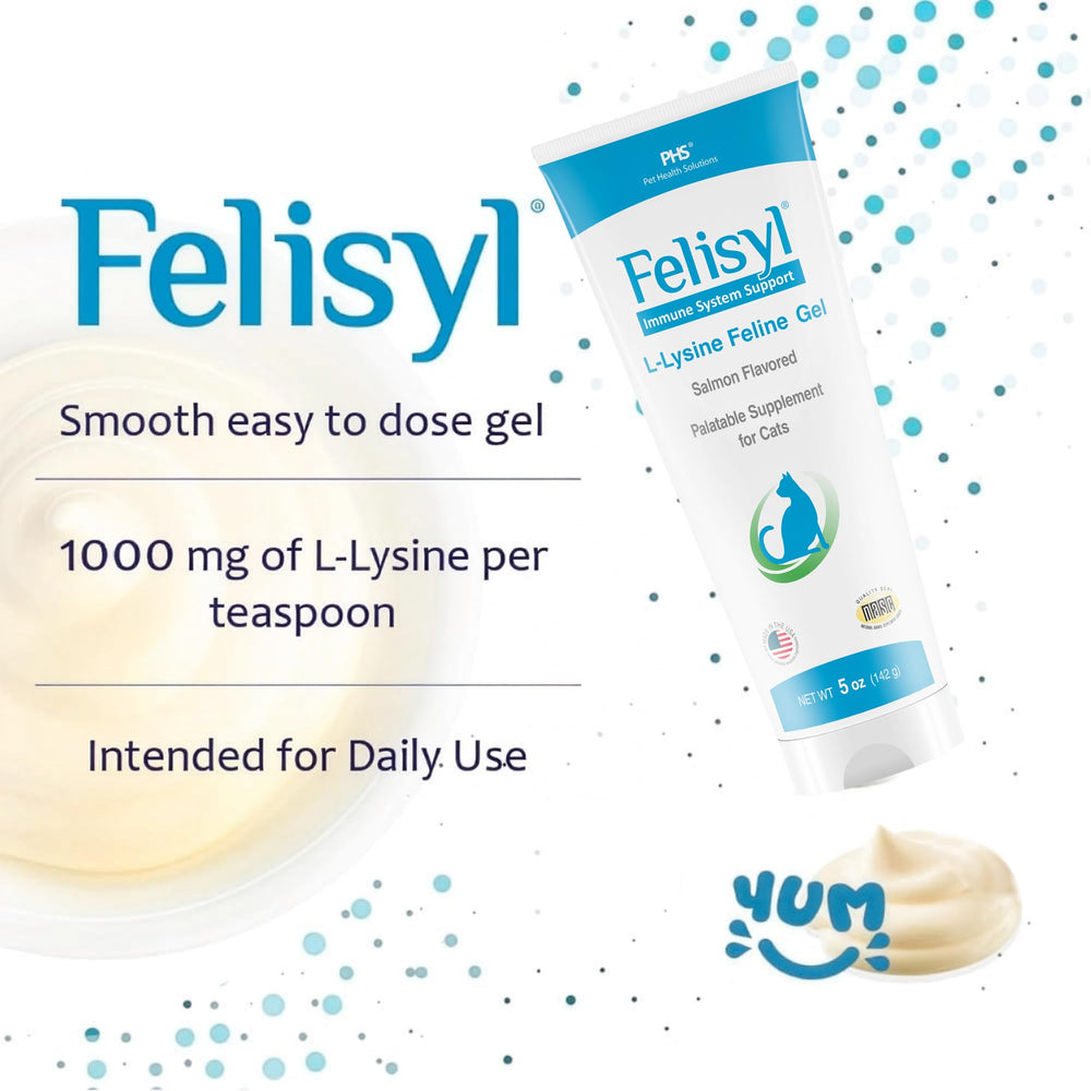 Felisyl vet-formulated label emphasizes professional design.