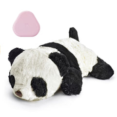 Felixmuc Heartbeat Puppy Toy front view shows soft plush for calming cuddle.