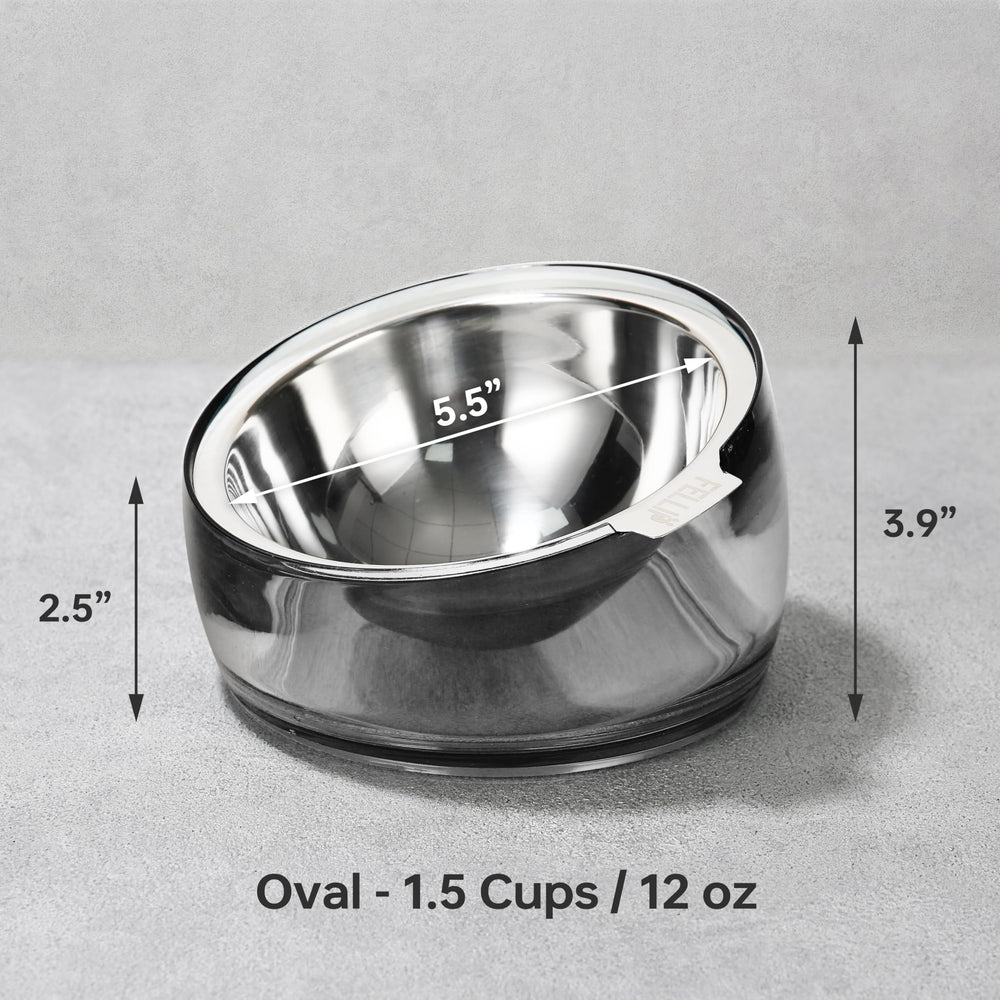 Felli Oblik non-slip base prevents sliding for safer, steadier feeding.