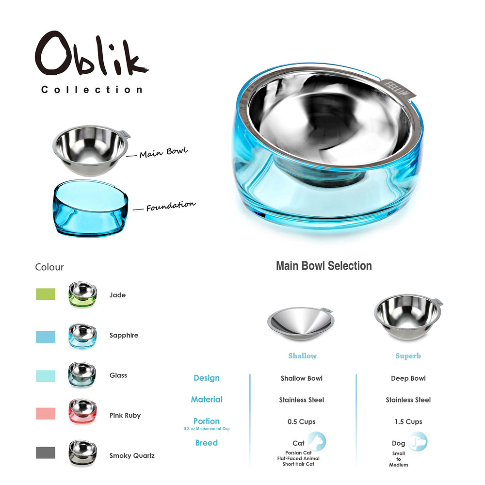 Felli Oblik easy-clean feature showing dishwasher-safe removable dish