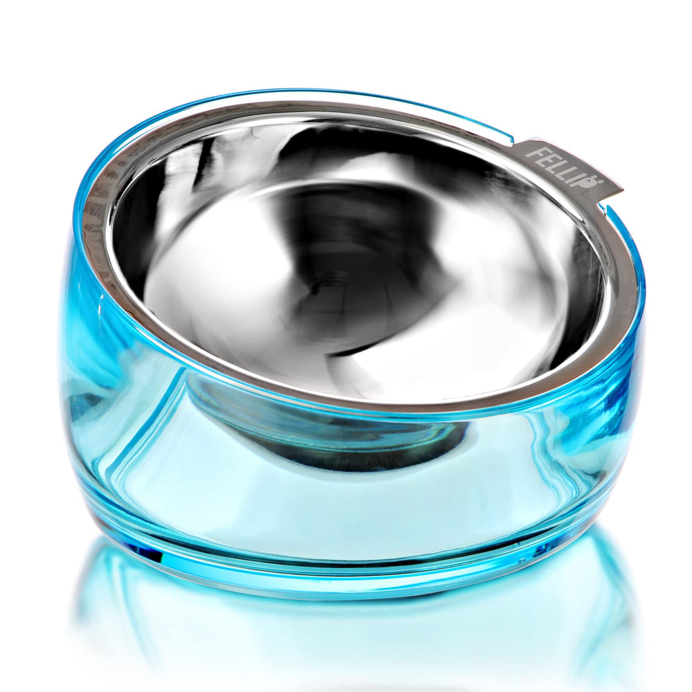 Felli Oblik slanted bowl at 15° angle supporting comfortable feeding posture