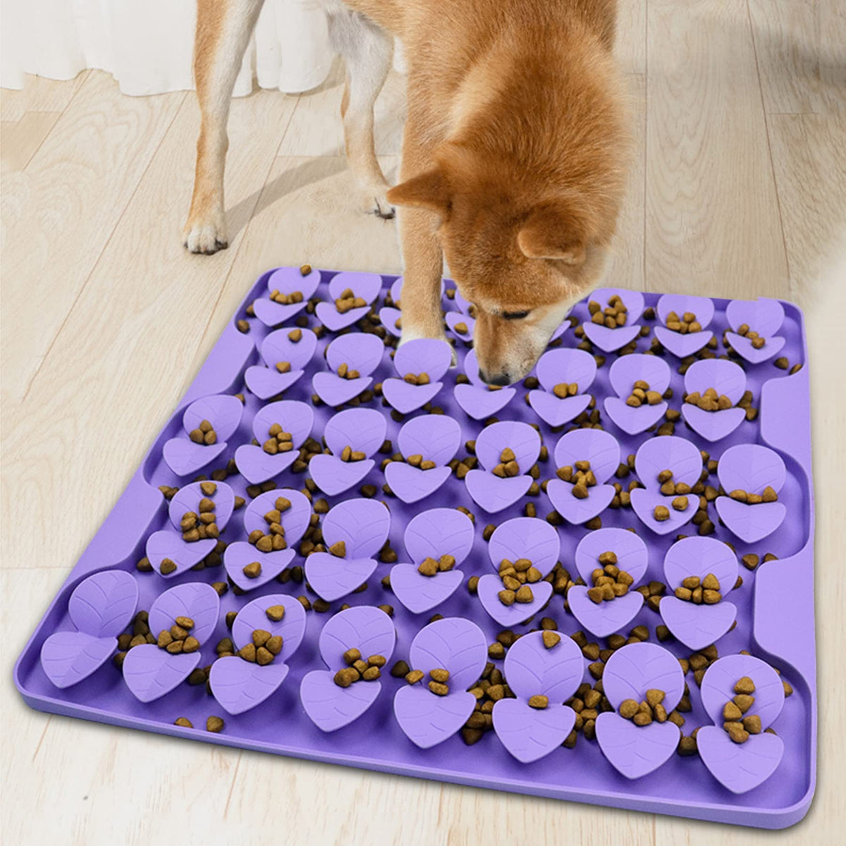 Femont snuffle mat with suction cups for stable slow feeding