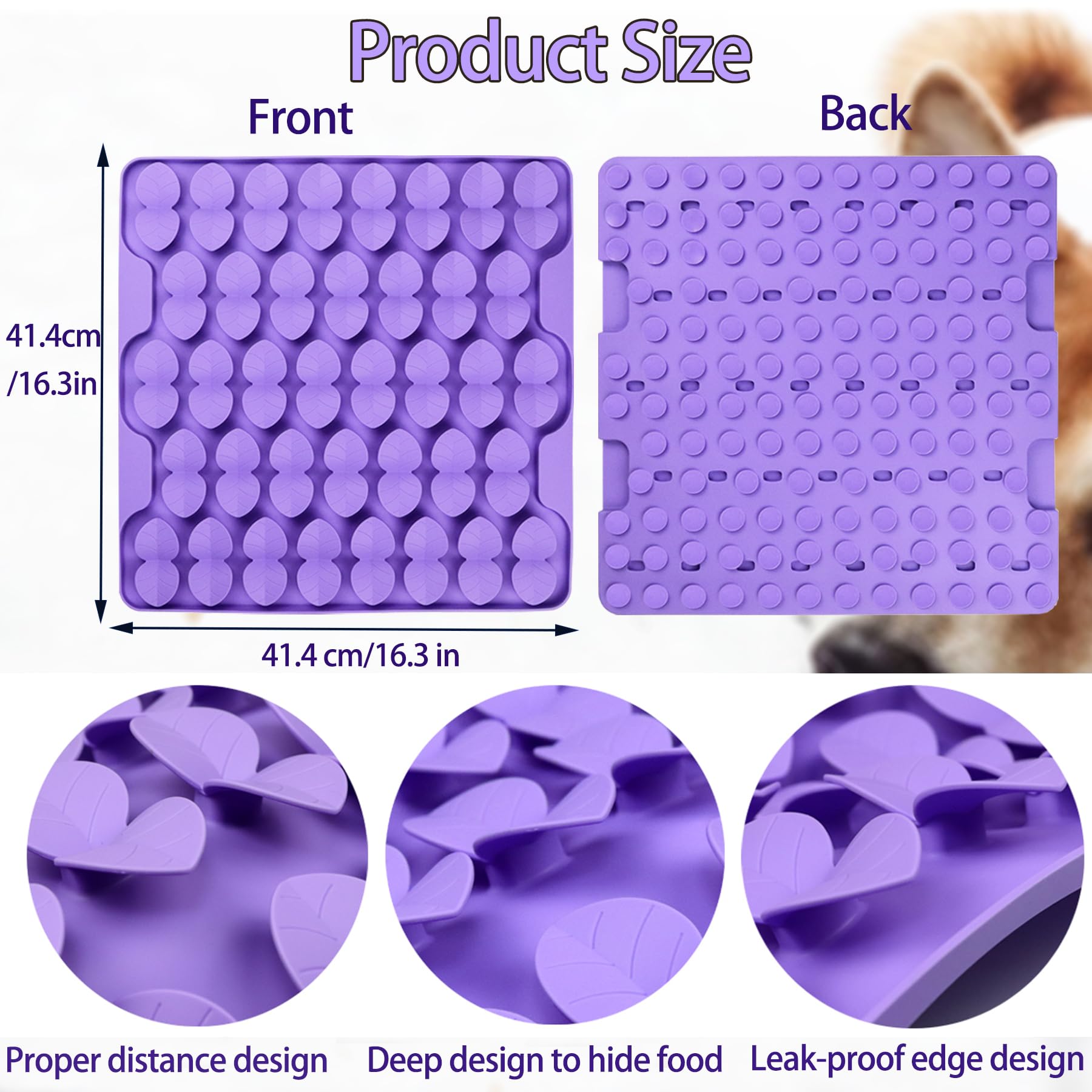 Femont snuffle mat supports slow eating and mental engagement