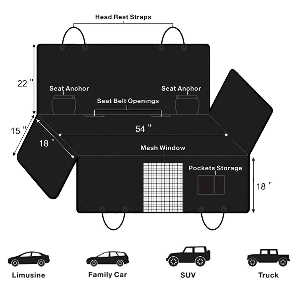 Femuar heavy-duty material resists scratches and moisture for easy cleaning.