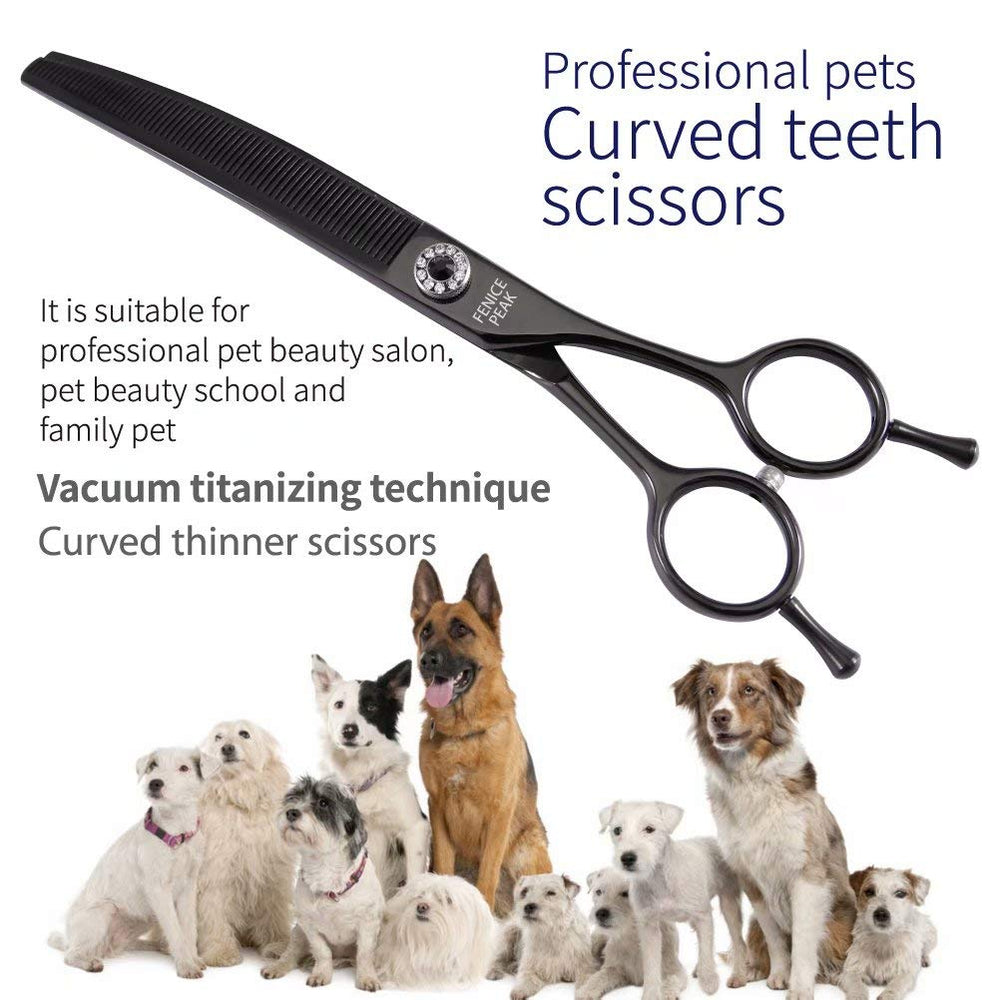 Fenice Peak 440C stainless steel thinning scissors durability and long-lasting sharpness
