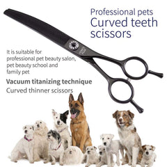 Fenice Peak 440C stainless steel thinning scissors durability and long-lasting sharpness