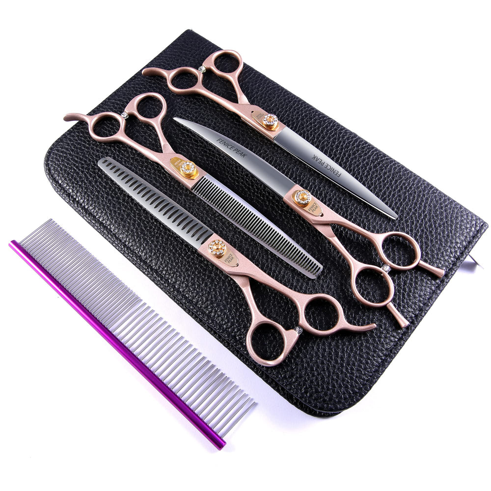 Fenice Peak straight scissors close-up for precise clean cuts