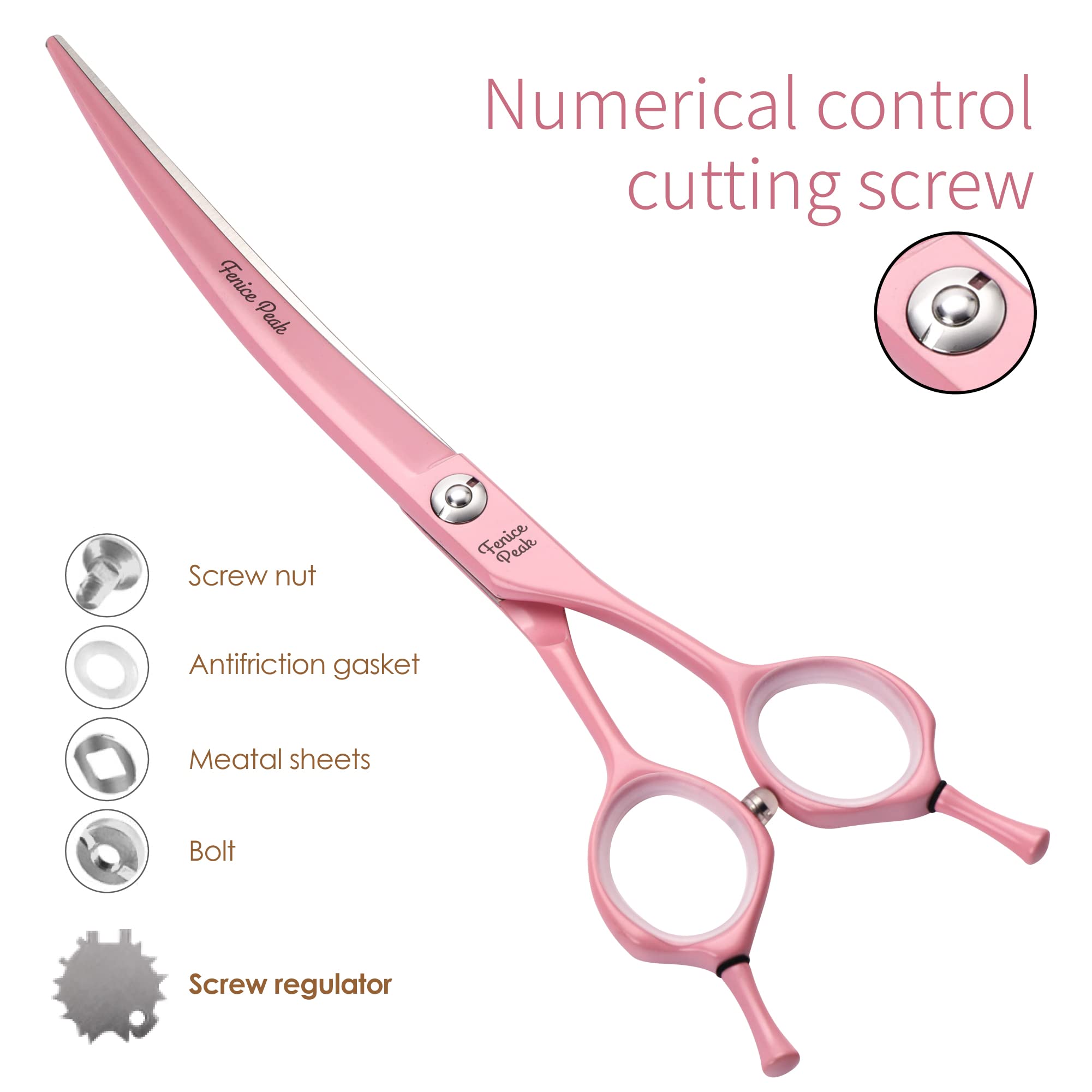 Fenice Peak adjustable screw enables easy sharpening and blade alignment.