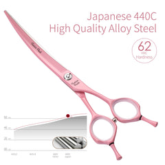 Fenice Peak teflon-coated shears maintain bright color and lasting polish.