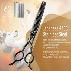 Fenice Totem 440C stainless steel blades deliver sharp, durable cuts for pets.