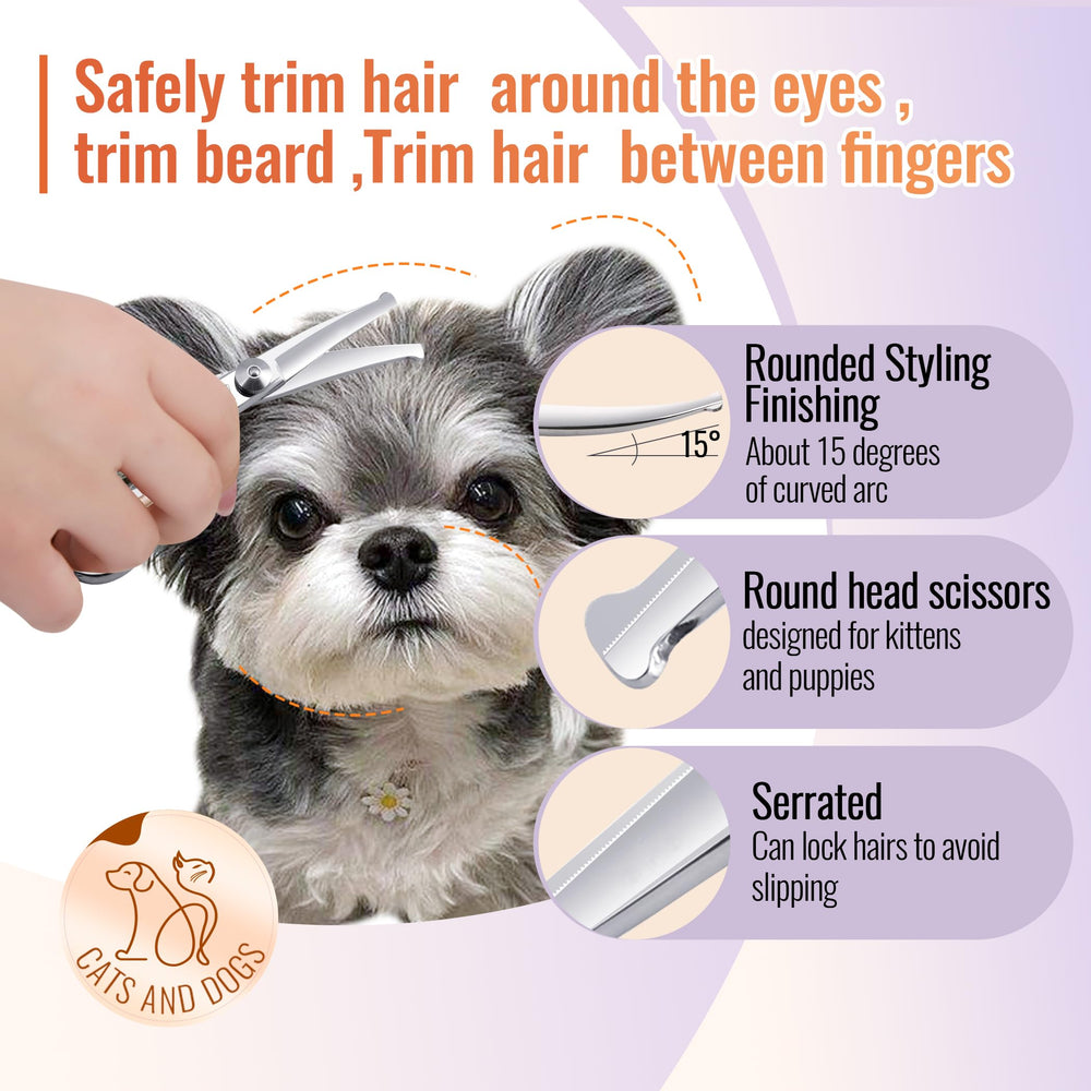 Fenice Totem advanced 9CR stainless steel alloy ensures durable pet grooming blades