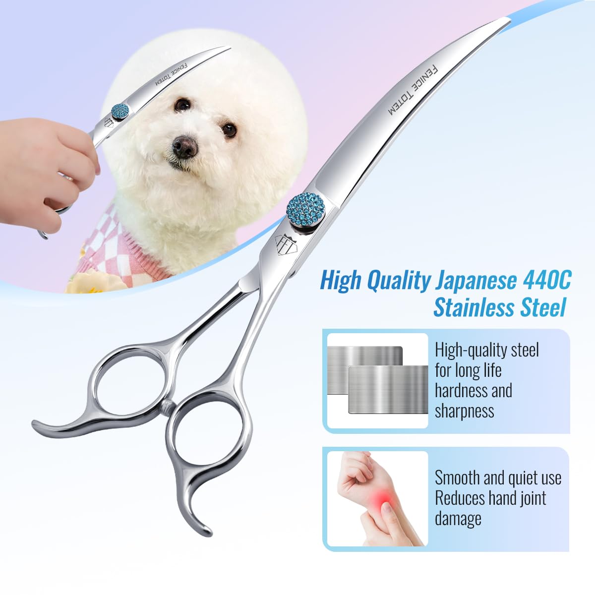 Fenice Totem 45-degree arc design enables smooth, accurate shaping.
