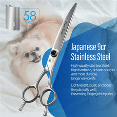 Fenice Totem ergonomic handles provide comfortable control during long grooming sessions.