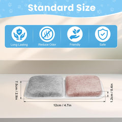 Fenkabs catit air purifier pad image highlights dual media filtration for cleaner air.