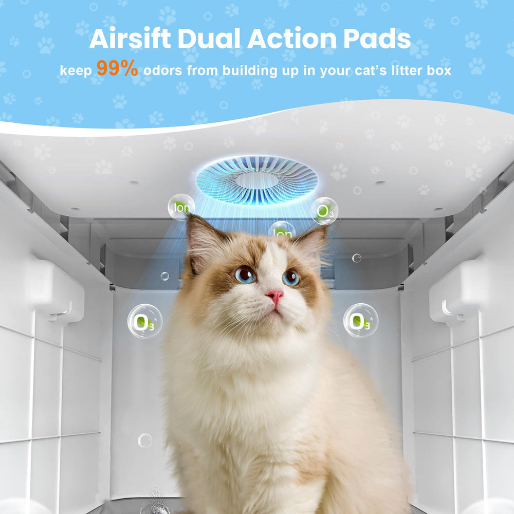 Fenkabs catit odor-absorbing mineral pad demonstrates powerful odor control for busy homes.