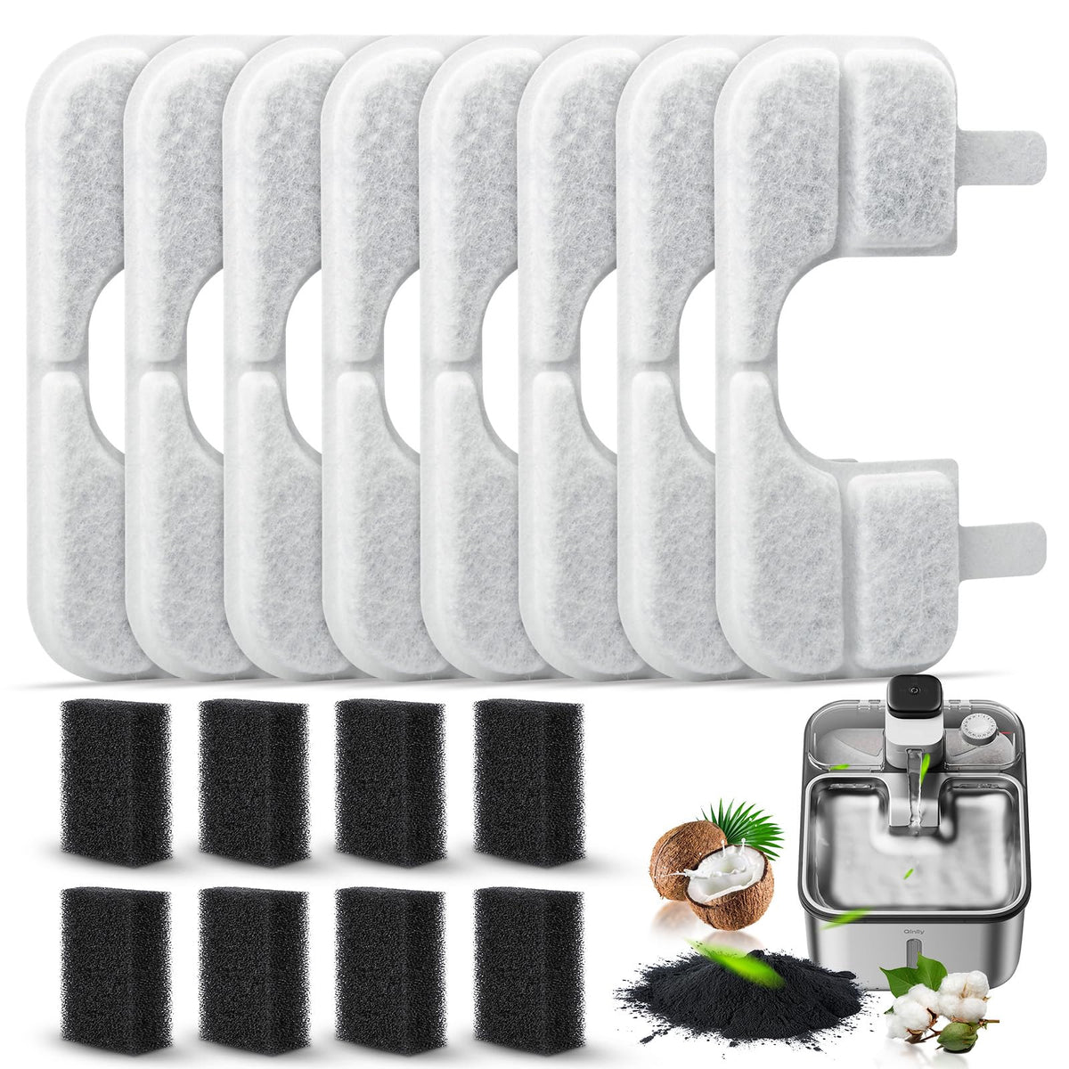 Fenkabs Qinliy Q108 replacement filters pack front view for fresher-tasting water