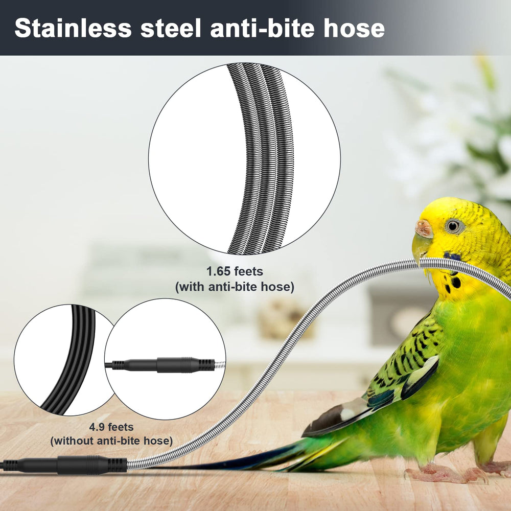 Fenocran Indoor Bird Heater Pad front metal panel emphasizes efficient heat transfer.