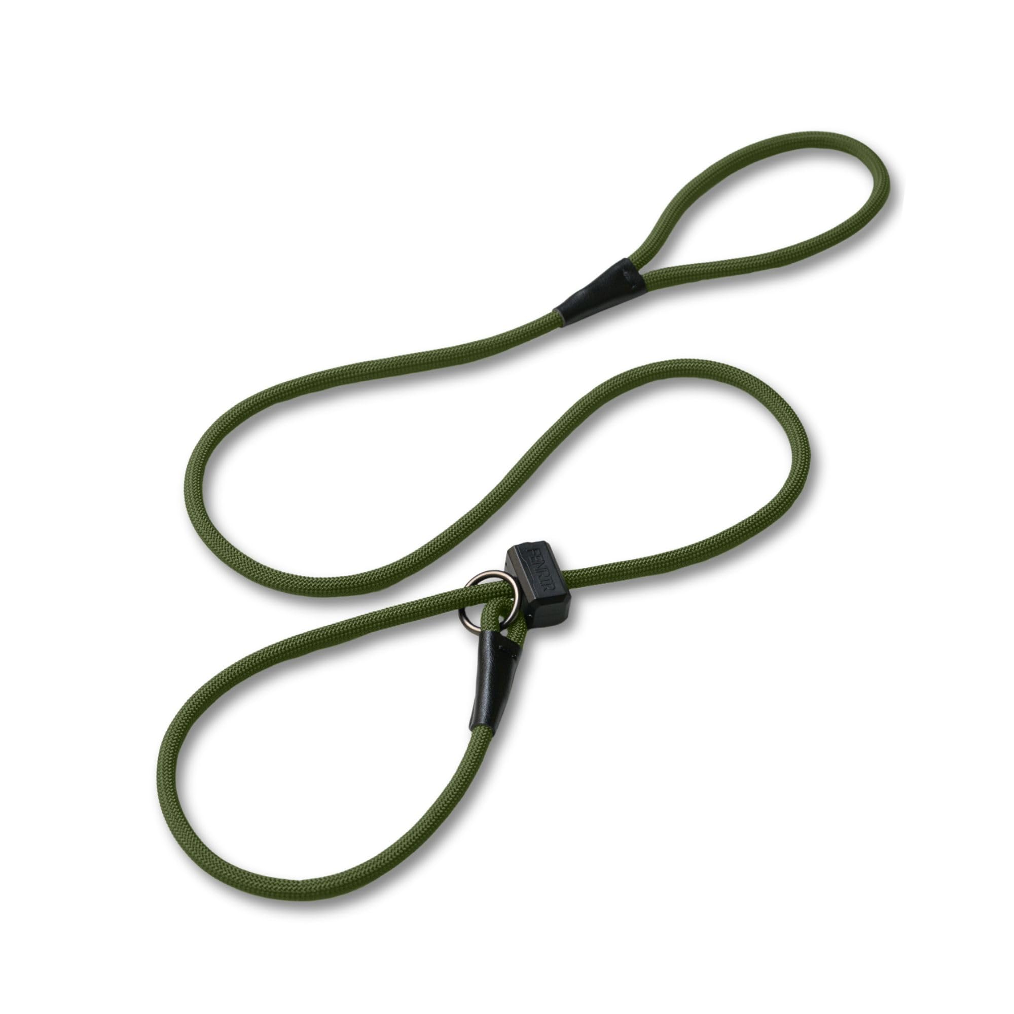 Fenrir Slip Leash 1.4m green overview highlighting durable training tool for better leash communication