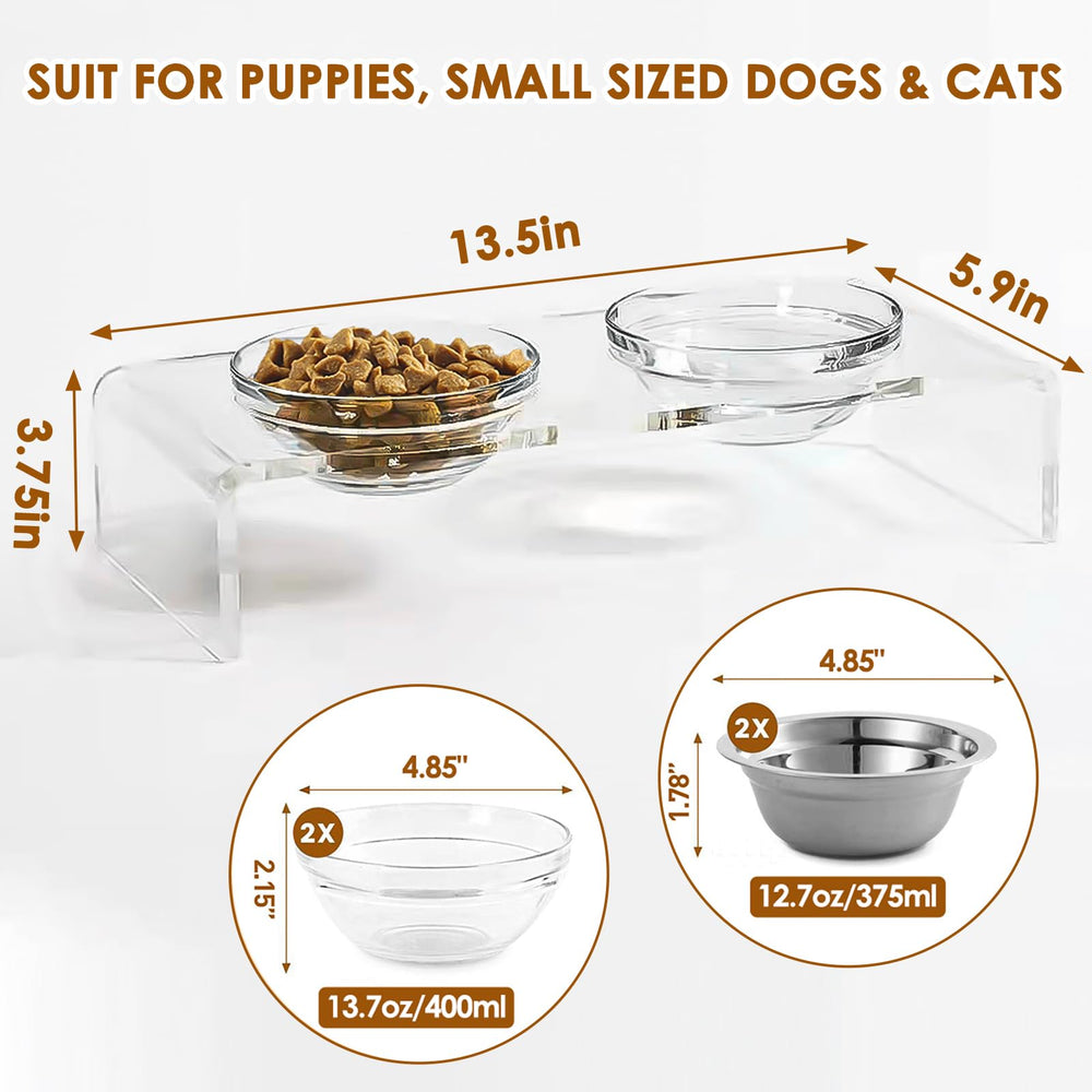 Feoyoho-glass-bowls offer transparent visibility for monitoring portions.
