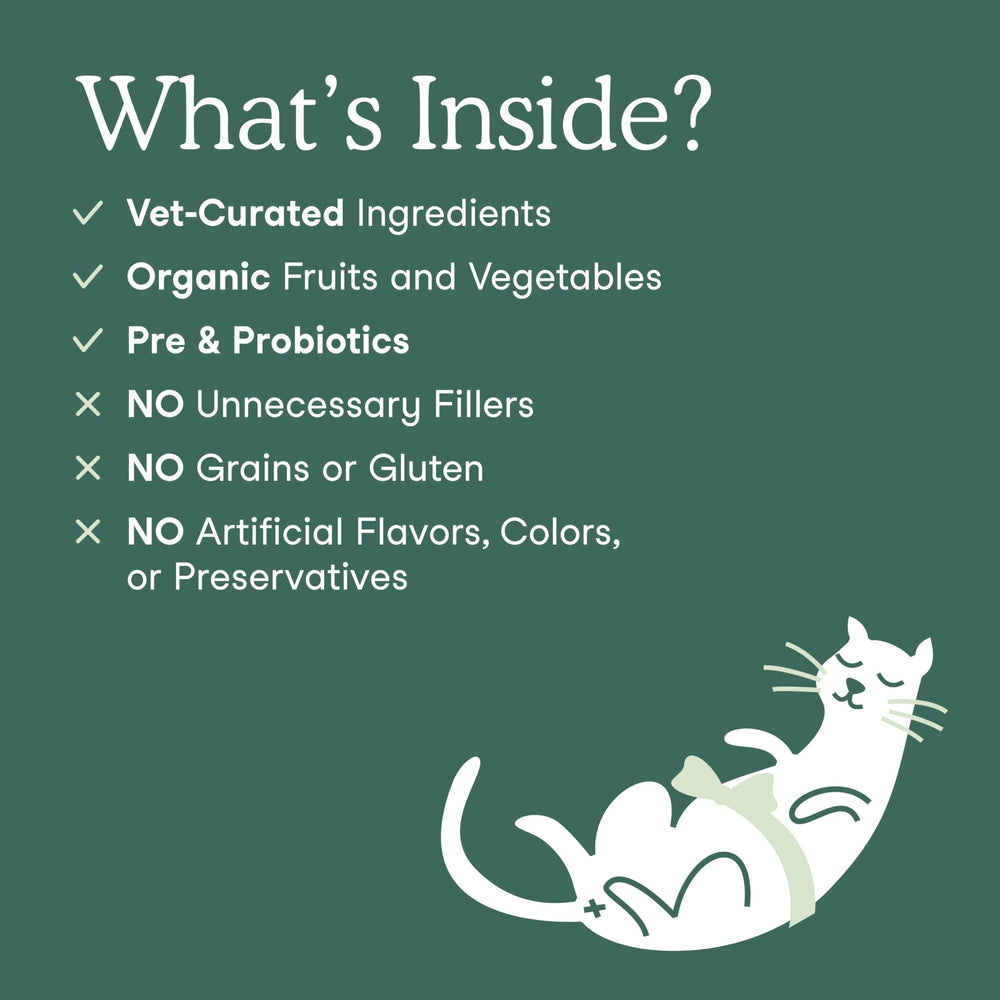 Fera Pets grass-fed organ meats and organic vegetables provide nutrient-dense ingredients.