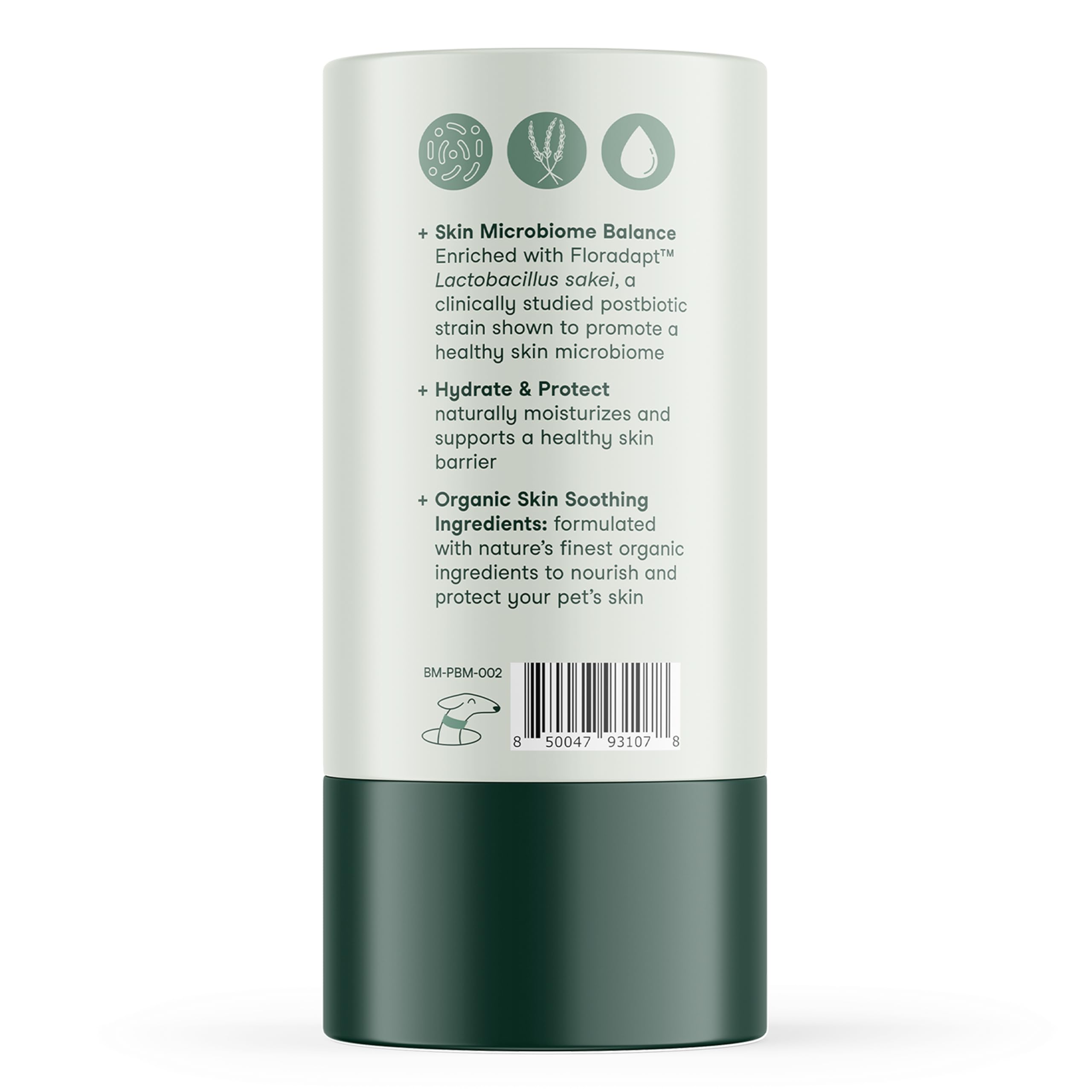 Fera Pets PawBiome Balm dog hot spot relief on irritated skin areas