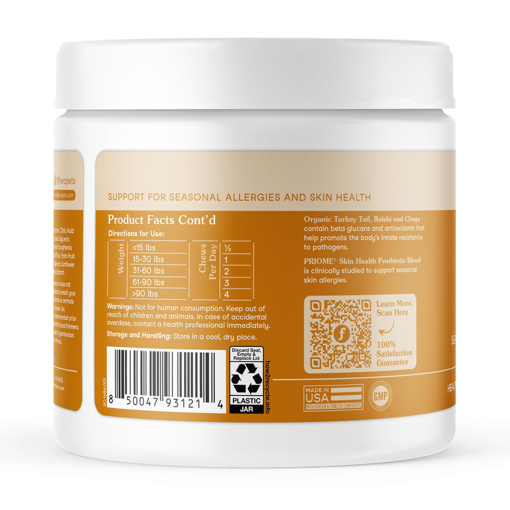 Fera Pets vet-founded US-made badge highlights trusted formulation.