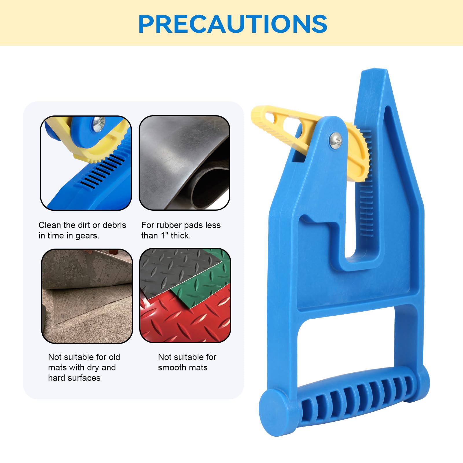 Feroca Stall Mat Gripper 3step-operation emphasizes quick solo setup