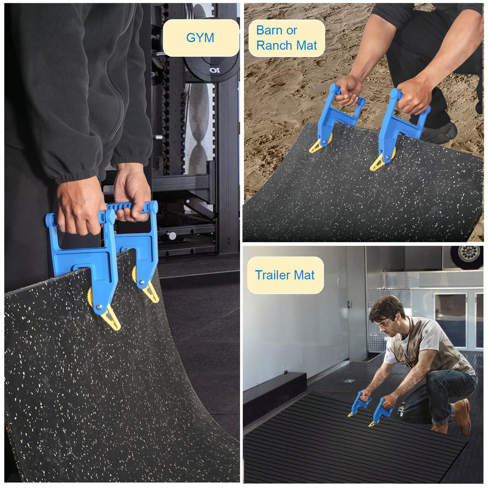Feroca Stall Mat Gripper portable-design highlights compact, lightweight portability