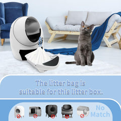 Ferypet heavy-duty material resists tears and punctures during disposal.