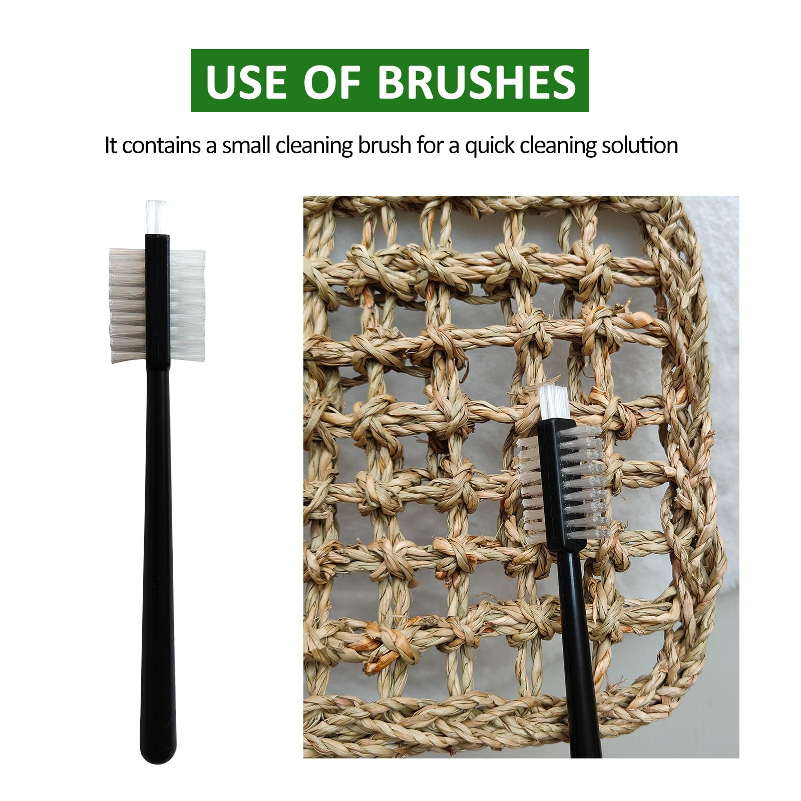 FEXICHUJI seagrass hammock close-up highlights natural fibers and durability