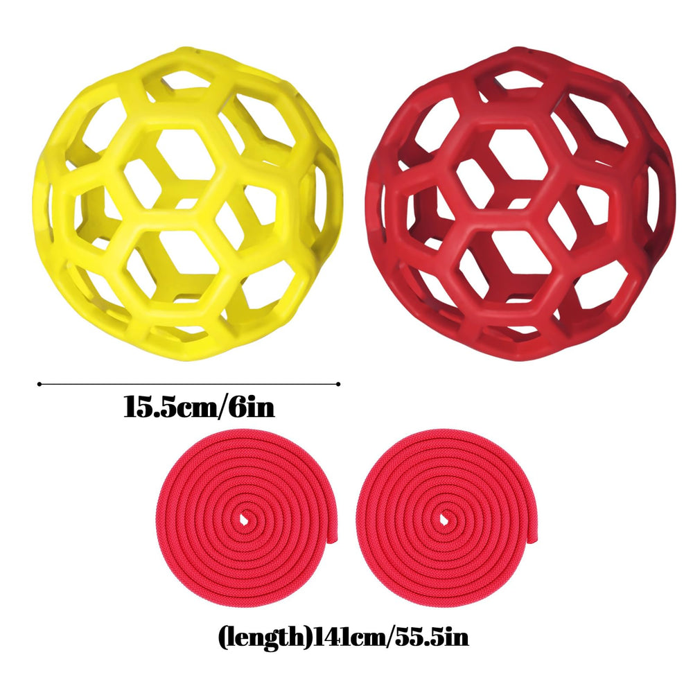 FFOTD goat feeder hanging toy yellow angle2 view enhances engagement and boredom relief