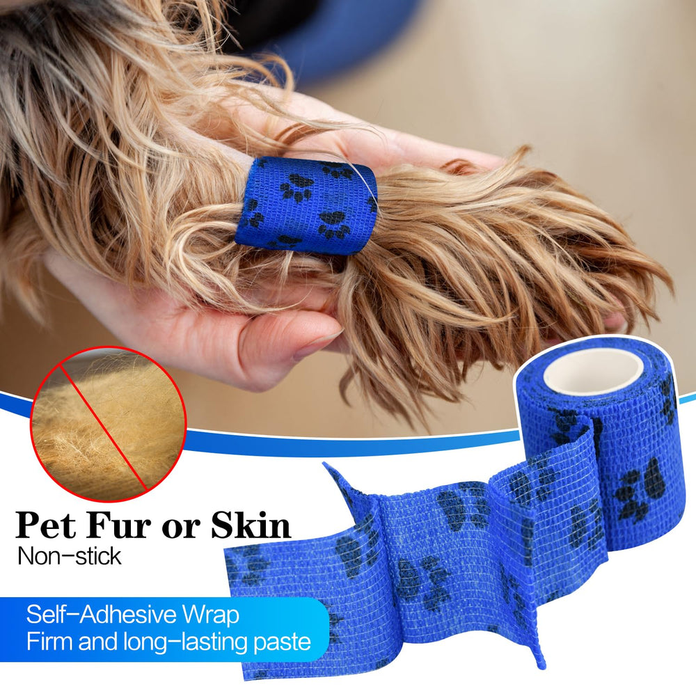 FGBNM Vet Wraps green pattern 2in—soft, breathable fabric for comfortable wear.