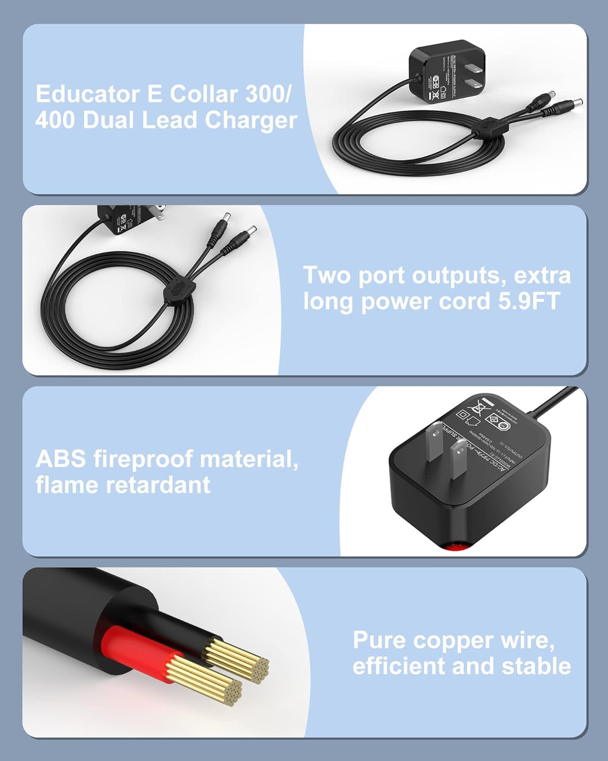 FGIEU kit includes charger and user manual for quick setup.
