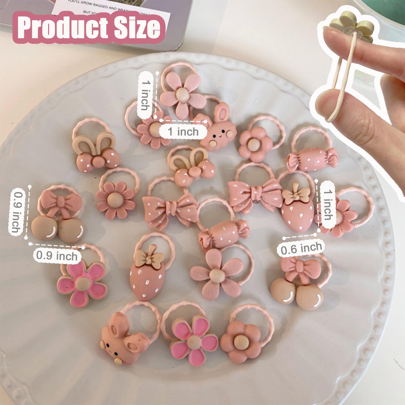 FGISAR strawberry-design dog bow adds cute flair for outings.
