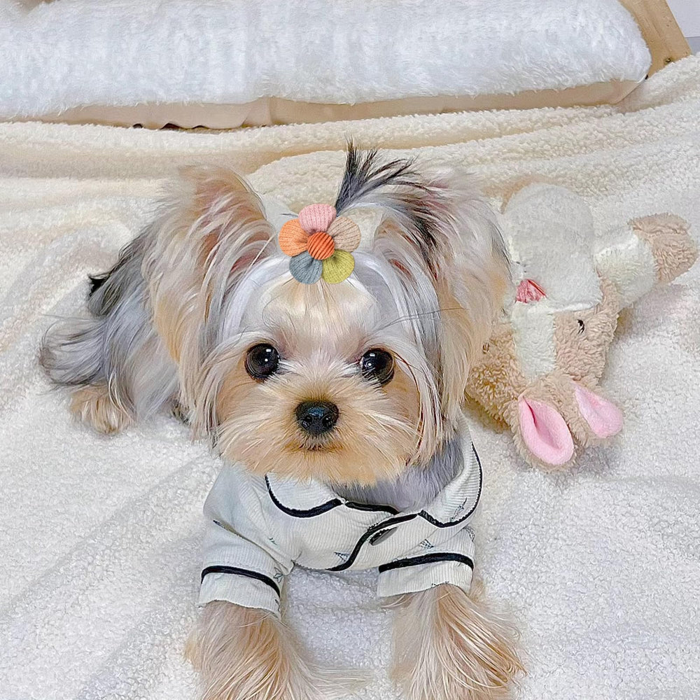 FGISAR soft elastic bands protect fur and secure bows