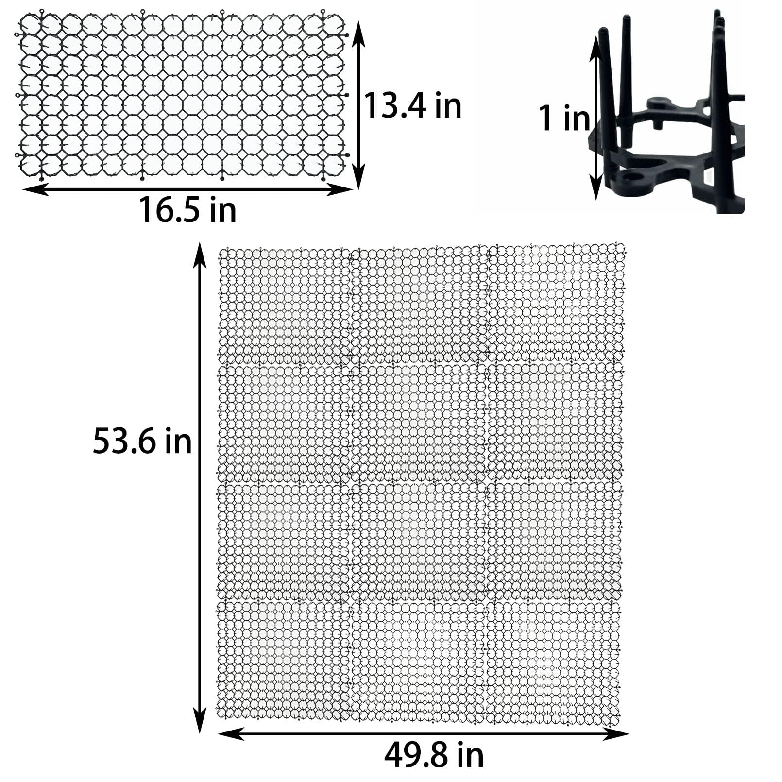 Fhiny cat deterrent mat 12-pack covers multiple areas.